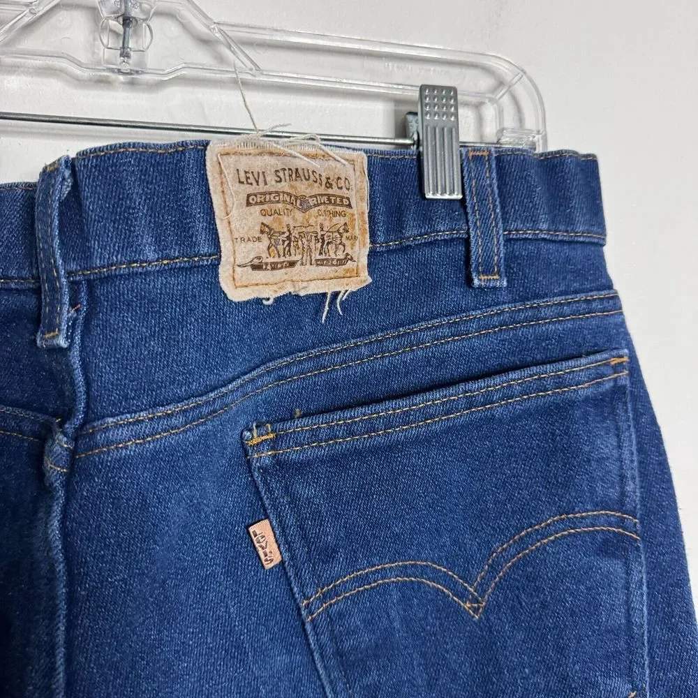 Vtg Levi's Orange Tab Jeans Mens USA 40 x 30 (Actual: 36‎ x 28) Blue